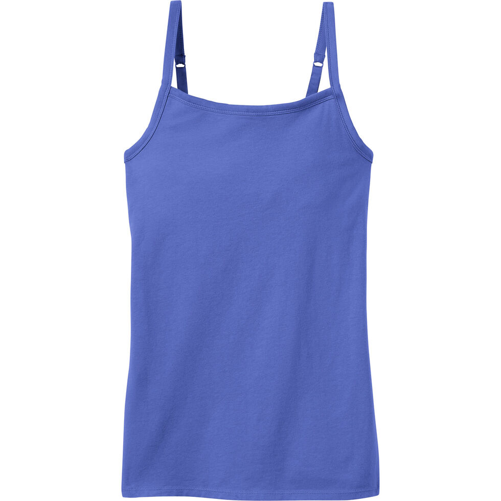 Ice Blue Cami Tank with Shelf Bra - Elements Unleashed