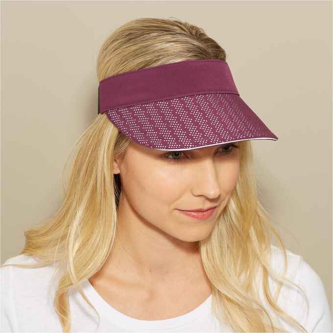 Women's Centre Visor - Black