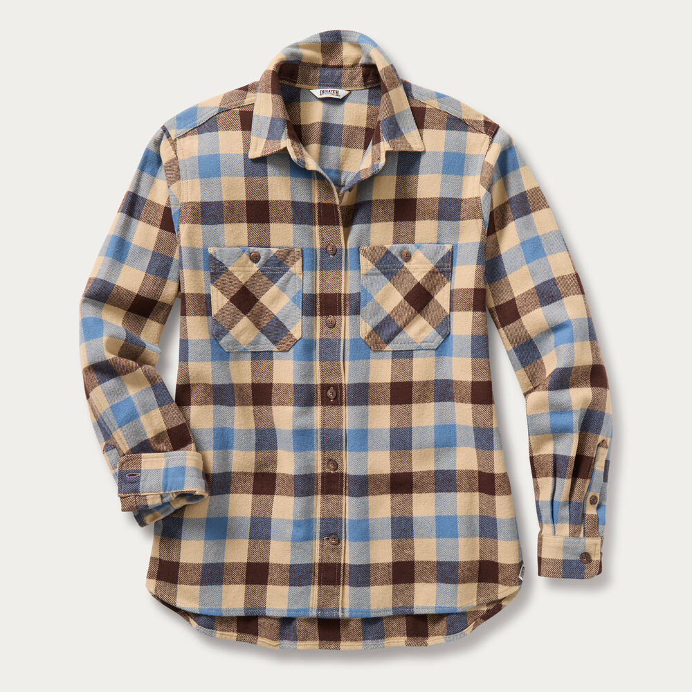 Women's Oversized Burlyweight Flannel Shirt Main Image