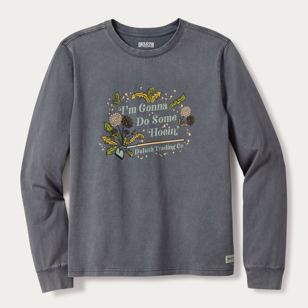 Women's Duluth Heritage Washed Crewneck Long Sleeve Main Image