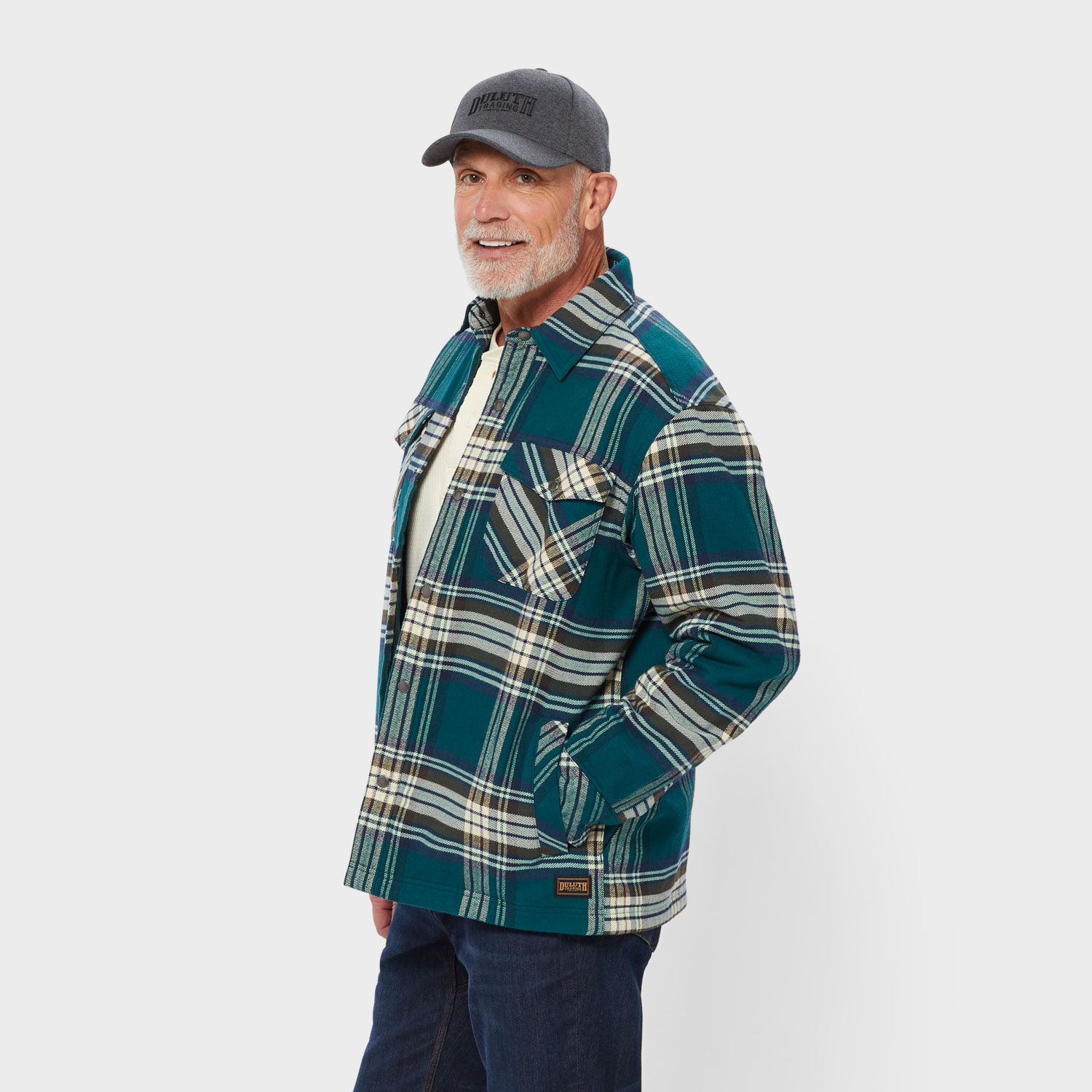 Men's Folklore Flannel Insulated Shirt Jac | Duluth Trading Company