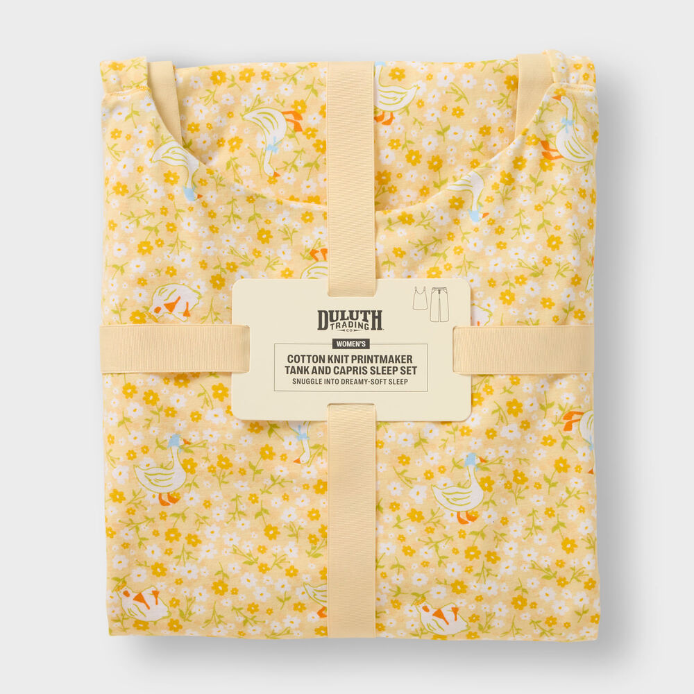 Women's Cotton Knit Printmaker Tank & Capris Sleep Set Main Image