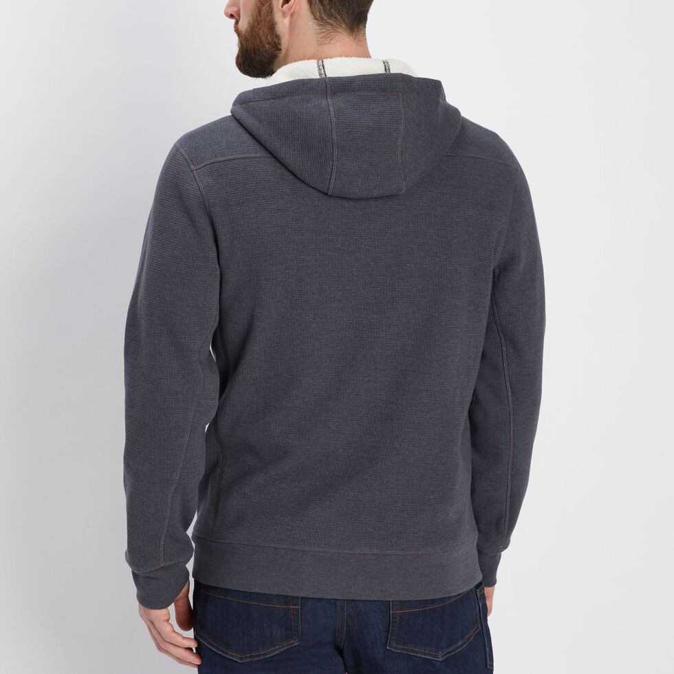 Essentials Men's Sherpa-Lined Full-Zip Hooded Fleece Sweatshirt