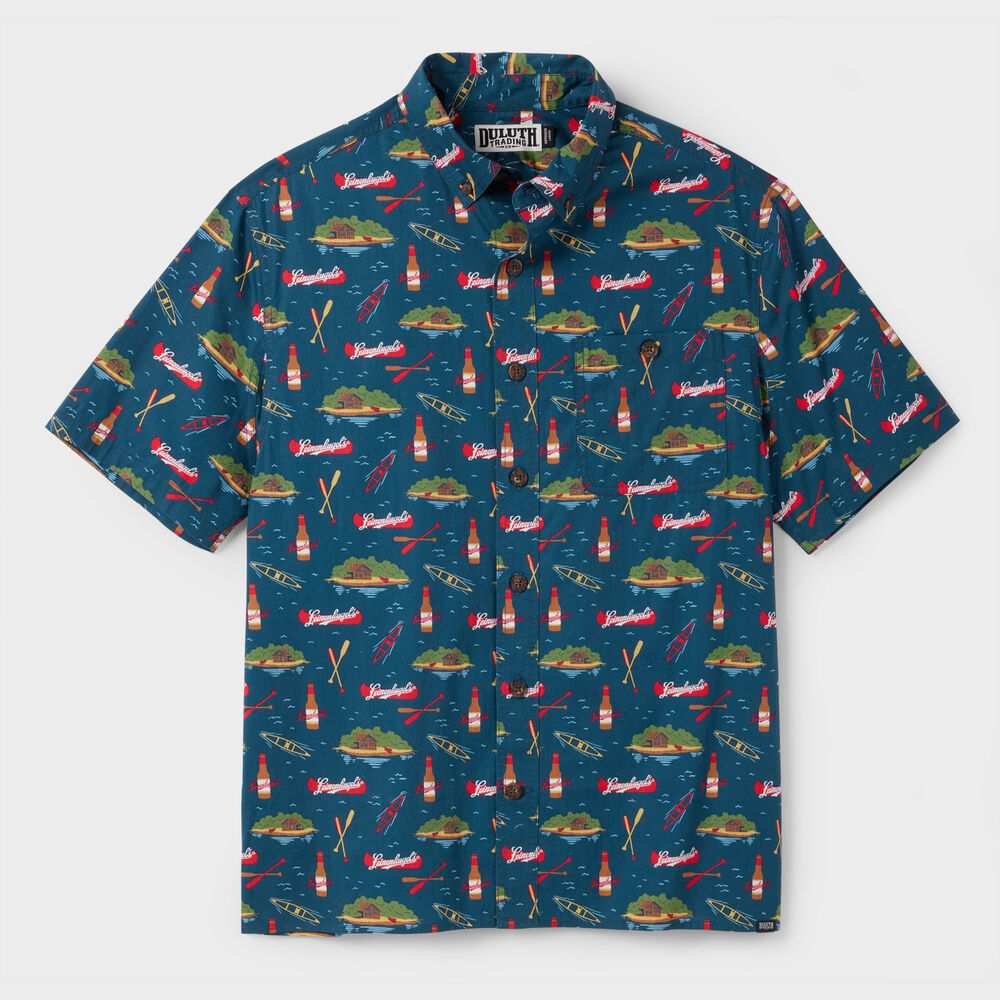 Men's BBQ Slim Fit Short Sleeve Shirt Main Image