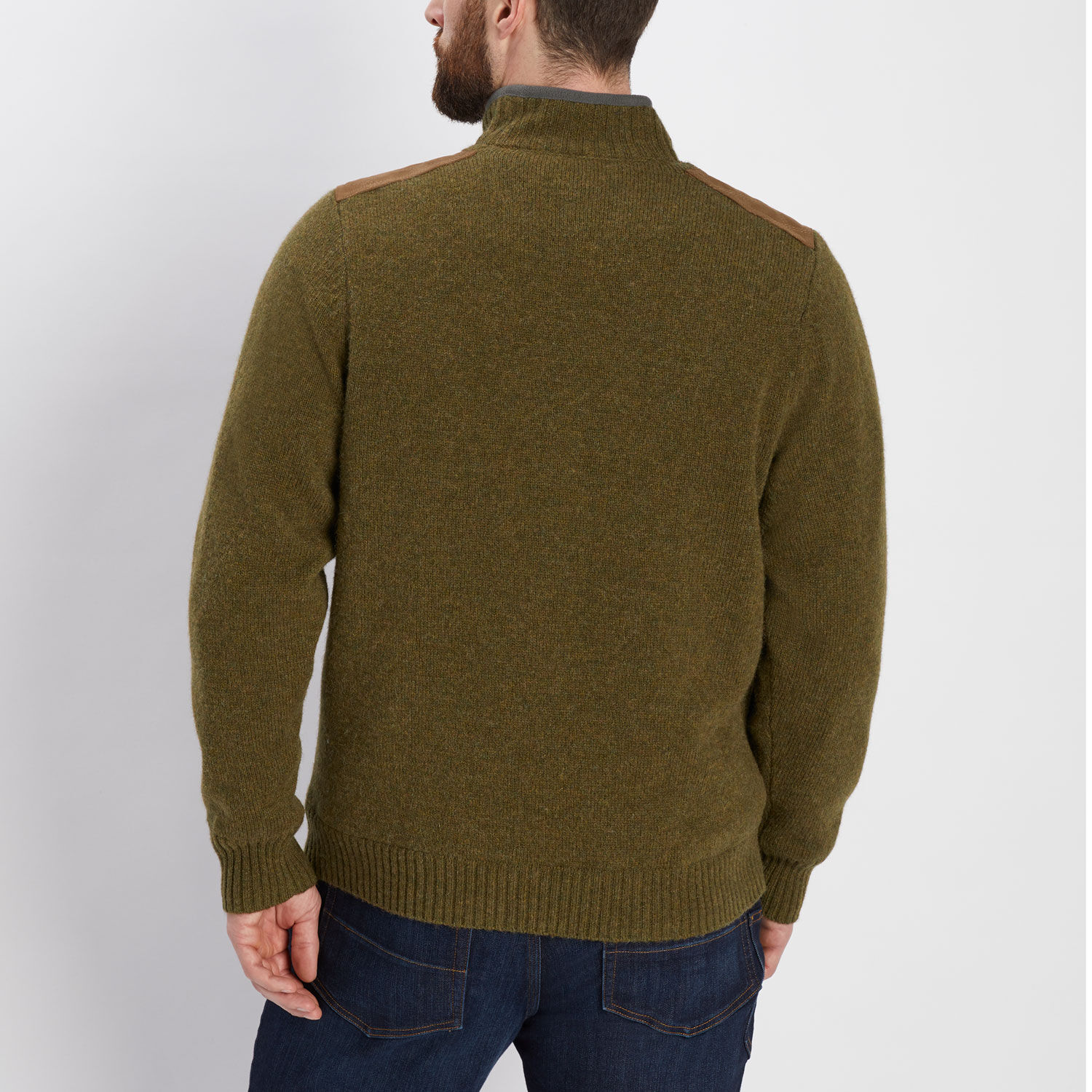 Men's Shetland Wool Windproof Zip Sweater | Duluth Trading Company