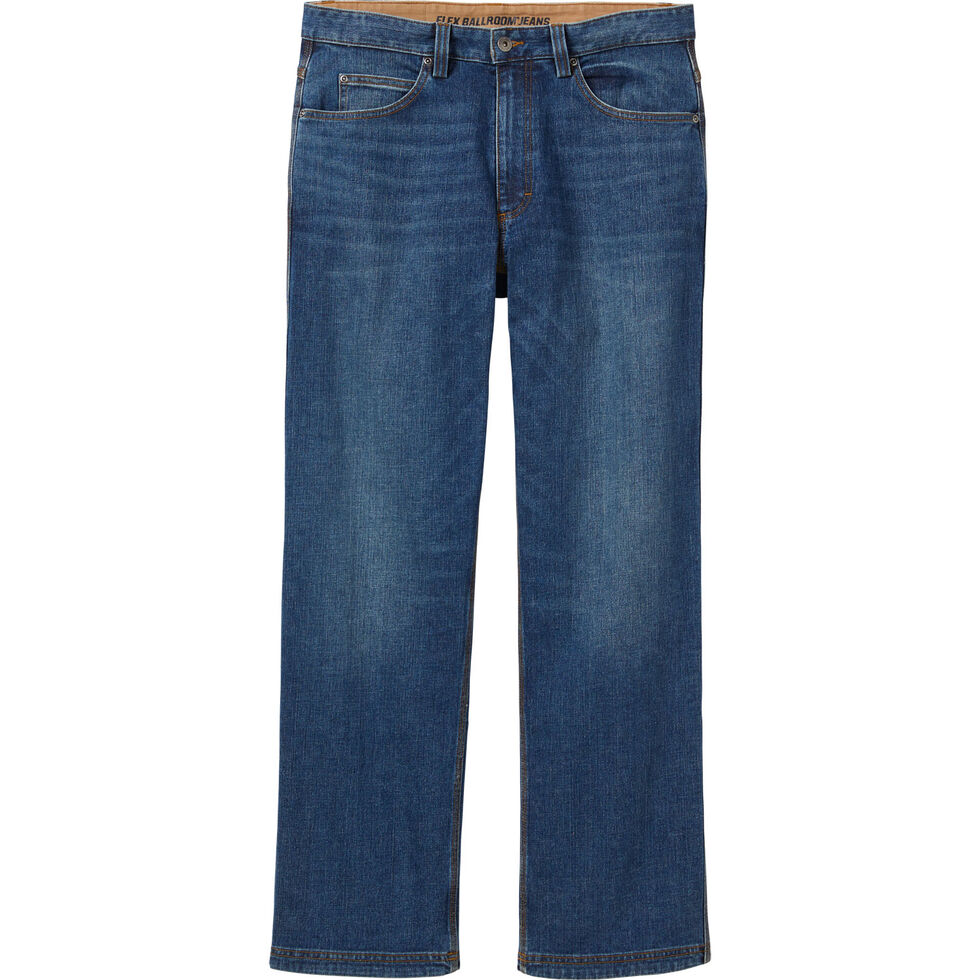 Men's Relaxed Fit Stretch Blue Jeans