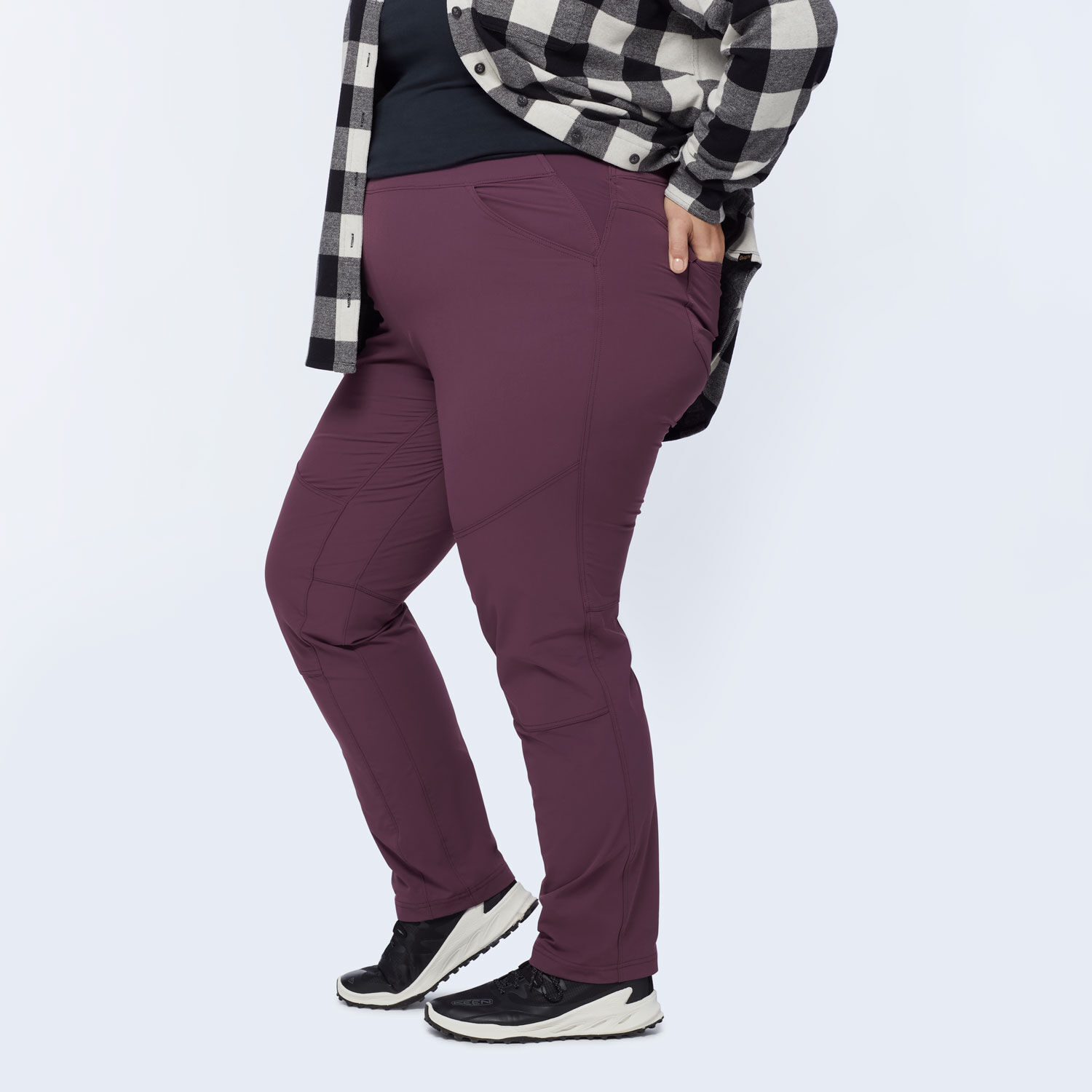 Women's Plus Flexpedition Pull-On Slim Leg Pants | Duluth Trading