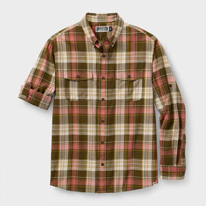 Men's Indian Madras Relaxed Fit Work Shirt
