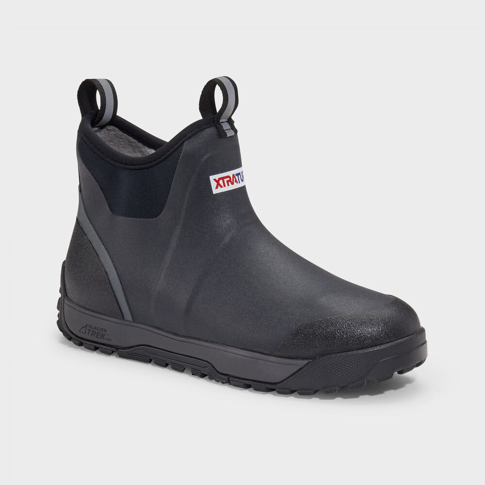 Men's Xtratuf Ice Fleece Lined Rubber Ankle Deck Boots Main Image