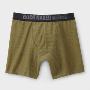 Men's Buck Naked Cotton Boxer Briefs