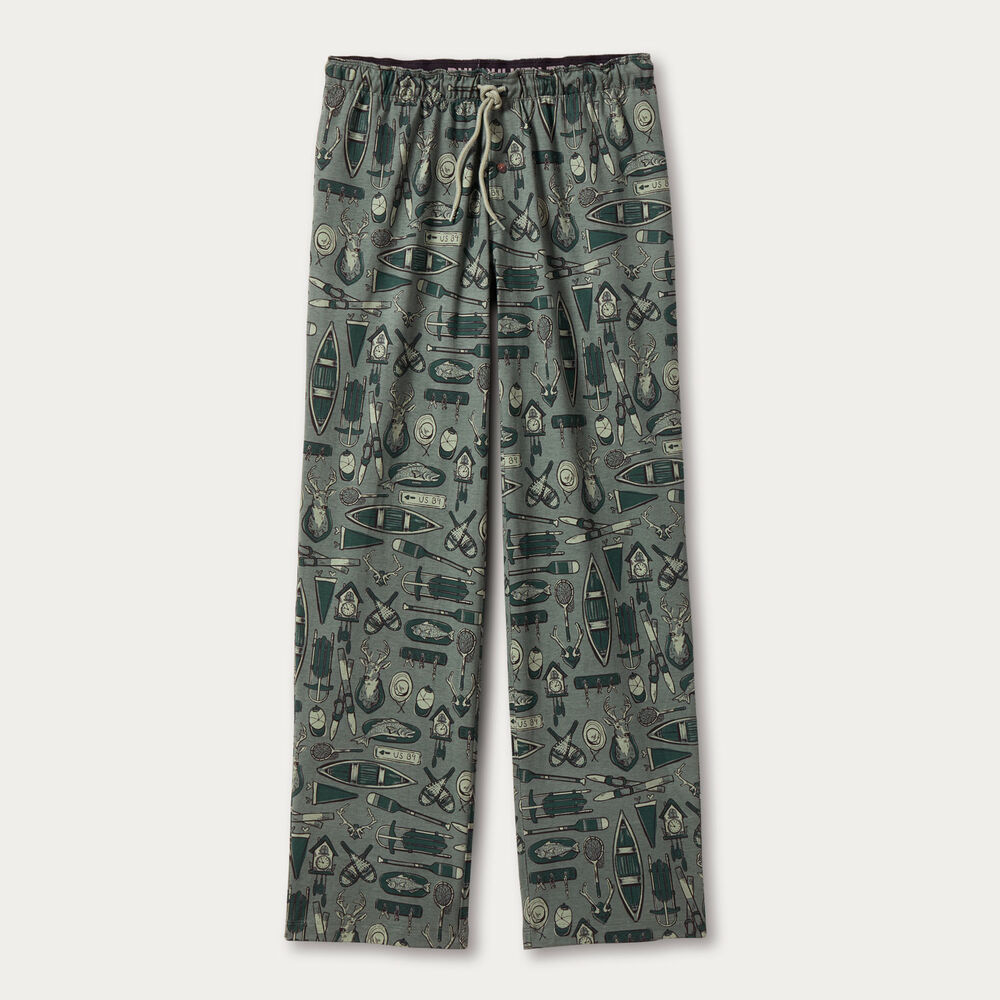 Men's Lumber Jams Cotton Pajama Bottoms Main Image