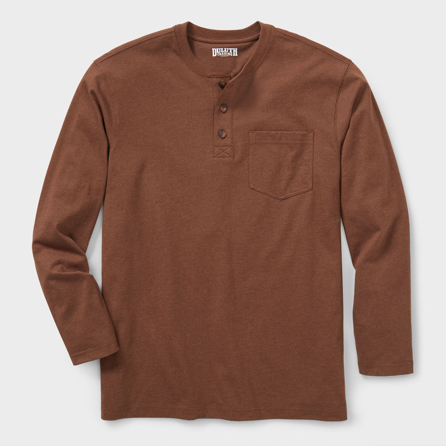Men's Longtail T Long Sleeve Henley T-Shirt | Duluth Trading Company