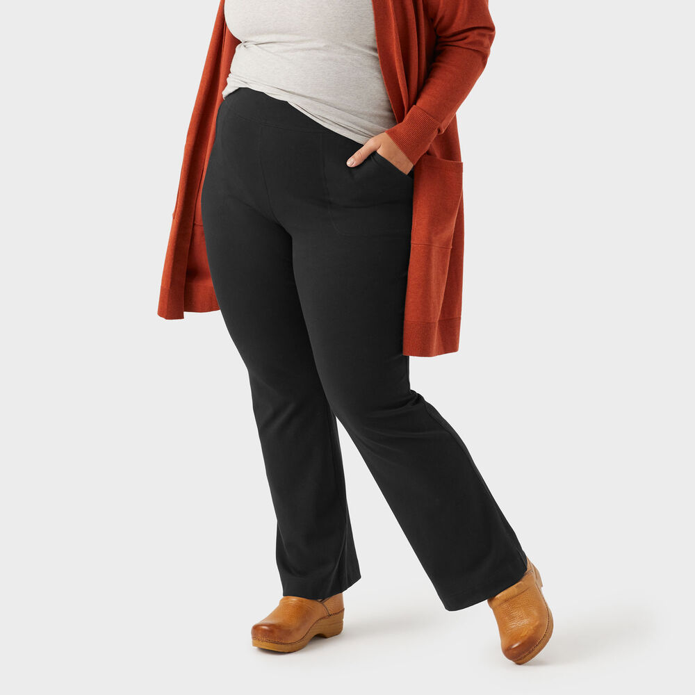 Women's Plus NoGA Naturale Cotton Bootcut Pants Main Image