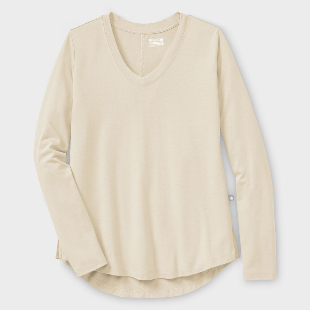 Women's AKHG Renew Bamboo Long Sleeve Tee Main Image