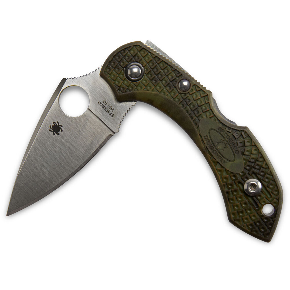 Spyderco Dragonfly 2 FRN Zome Green Knife Main Image