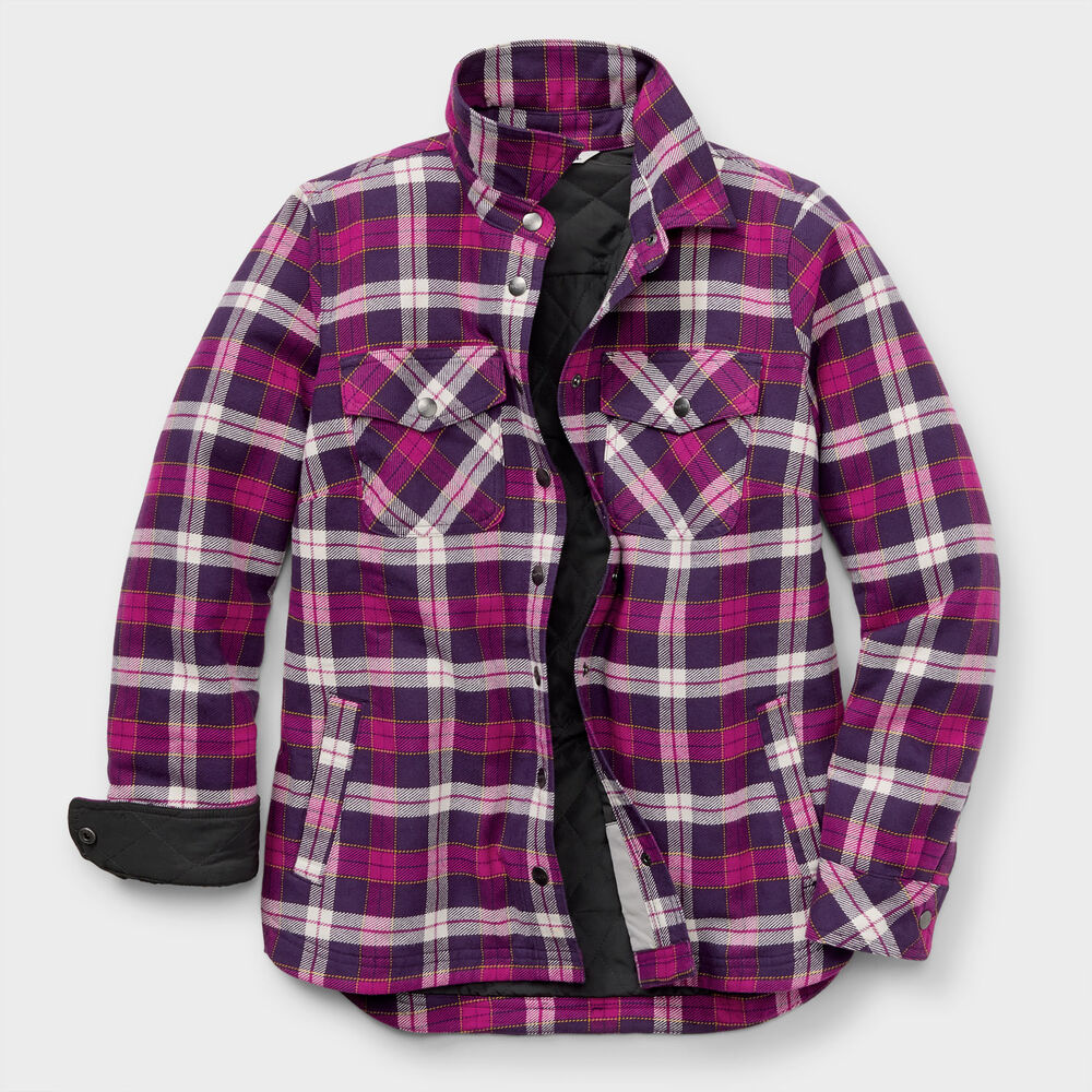 Women's Folklore Flannel Insulated Shirt Jac Main Image