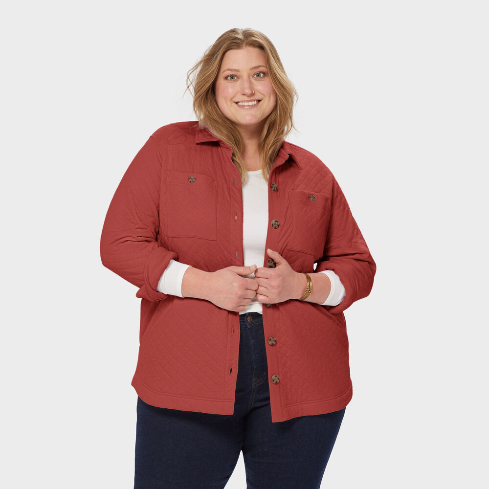 Women's Plus AirLoc Quilted Shirt Jac Main Image