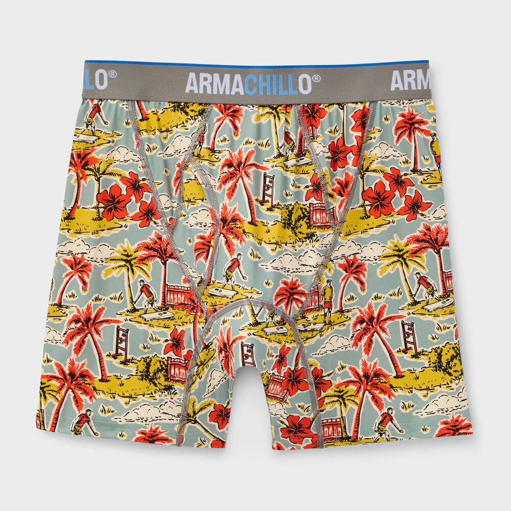 Men's Armachillo Cooling Pattern Boxer Briefs Main Image