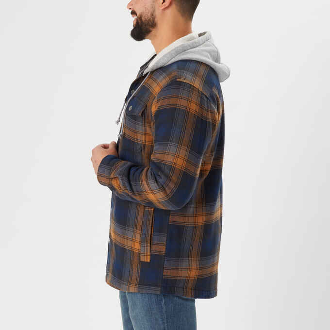 Men's Flapjack Relaxed Fit Hooded Shirt Jac
