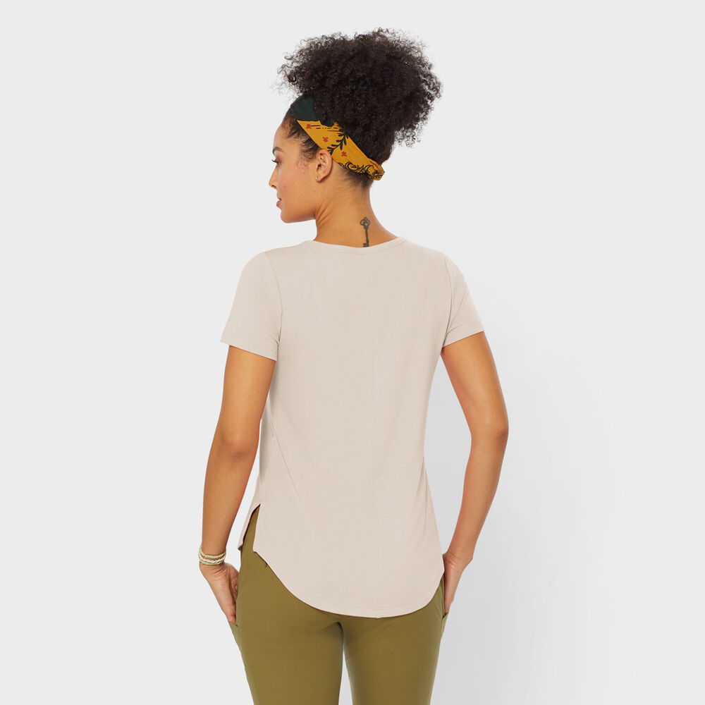 Women's AKHG Renew Bamboo Short Sleeve Tee Main Image