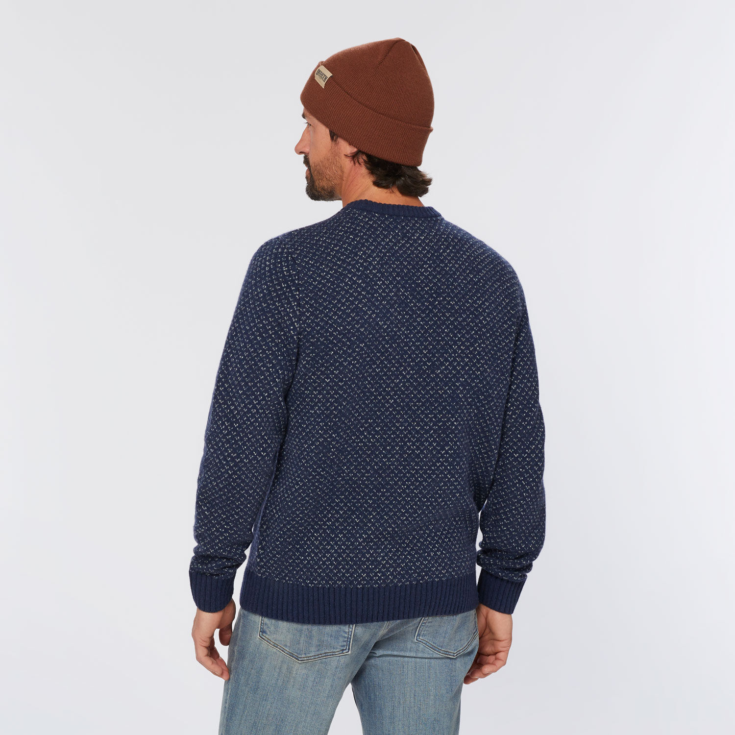 Men's Lambswool Birdseye Crew Sweater | Duluth Trading Company