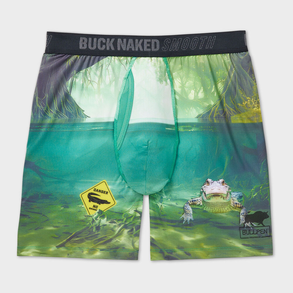 Men's Buck Naked Smooth Bullpen Boxer Briefs Main Image