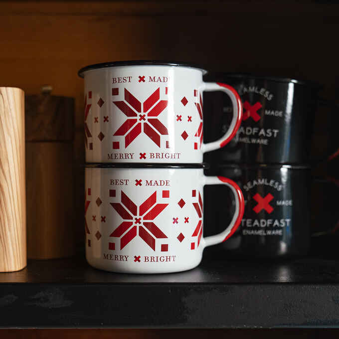 Best Made Holiday Enamel Mug Set