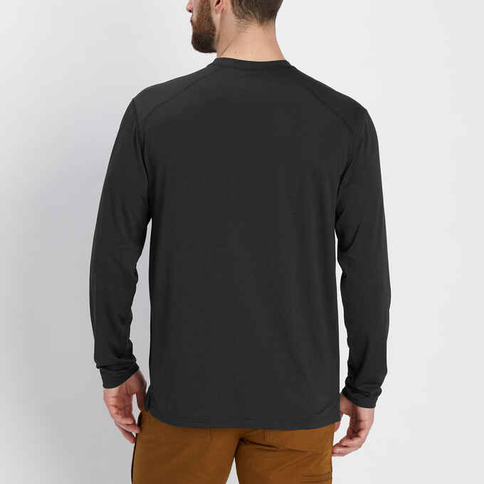 Men's AKHG Tun-Dry Standard Fit Long Sleeve Logo T-Shirt