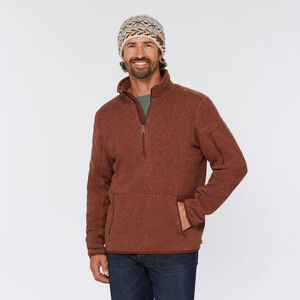 Men's Sweater Fleece Quarter Zip Mock