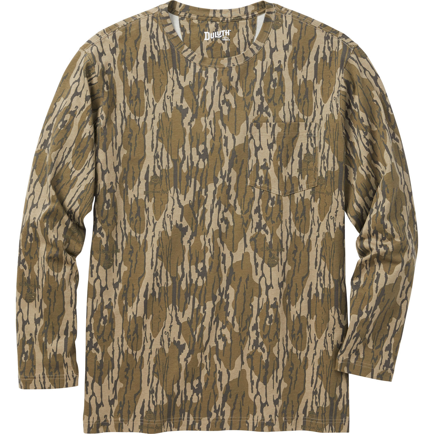 Men's Longtail T Mossy Oak Relaxed Fit Long Sleeve Shirt with