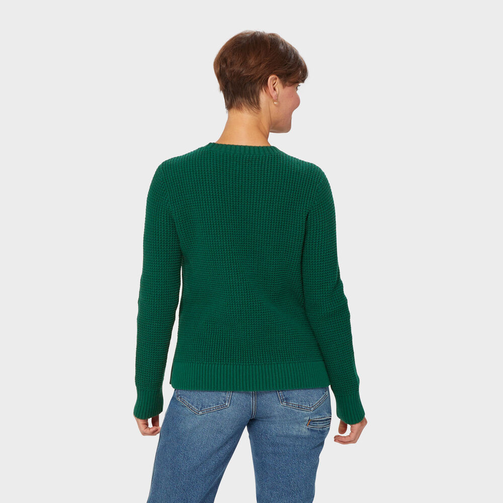 Women's Heritage Waffle Stitch Crew Sweater Main Image