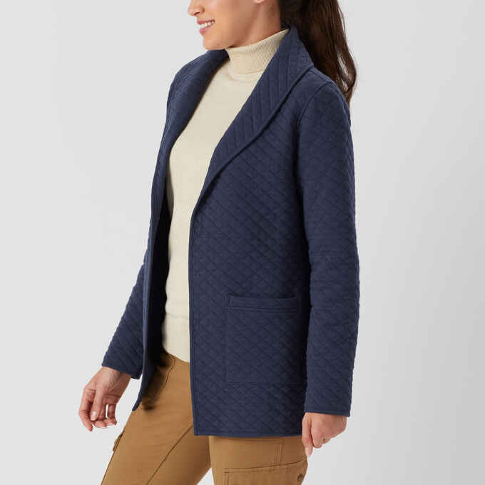 Women's Quilted Cardigan Duluth Trading Company