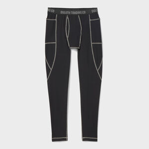 Men's Wickerino Wool Base Layer Leggings With Pockets