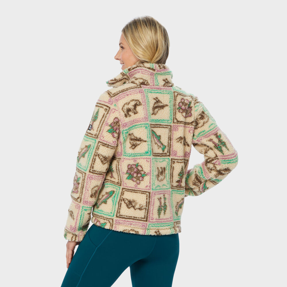 Women's AKHG Kindler Pile Fleece Full Zip Jacket Main Image