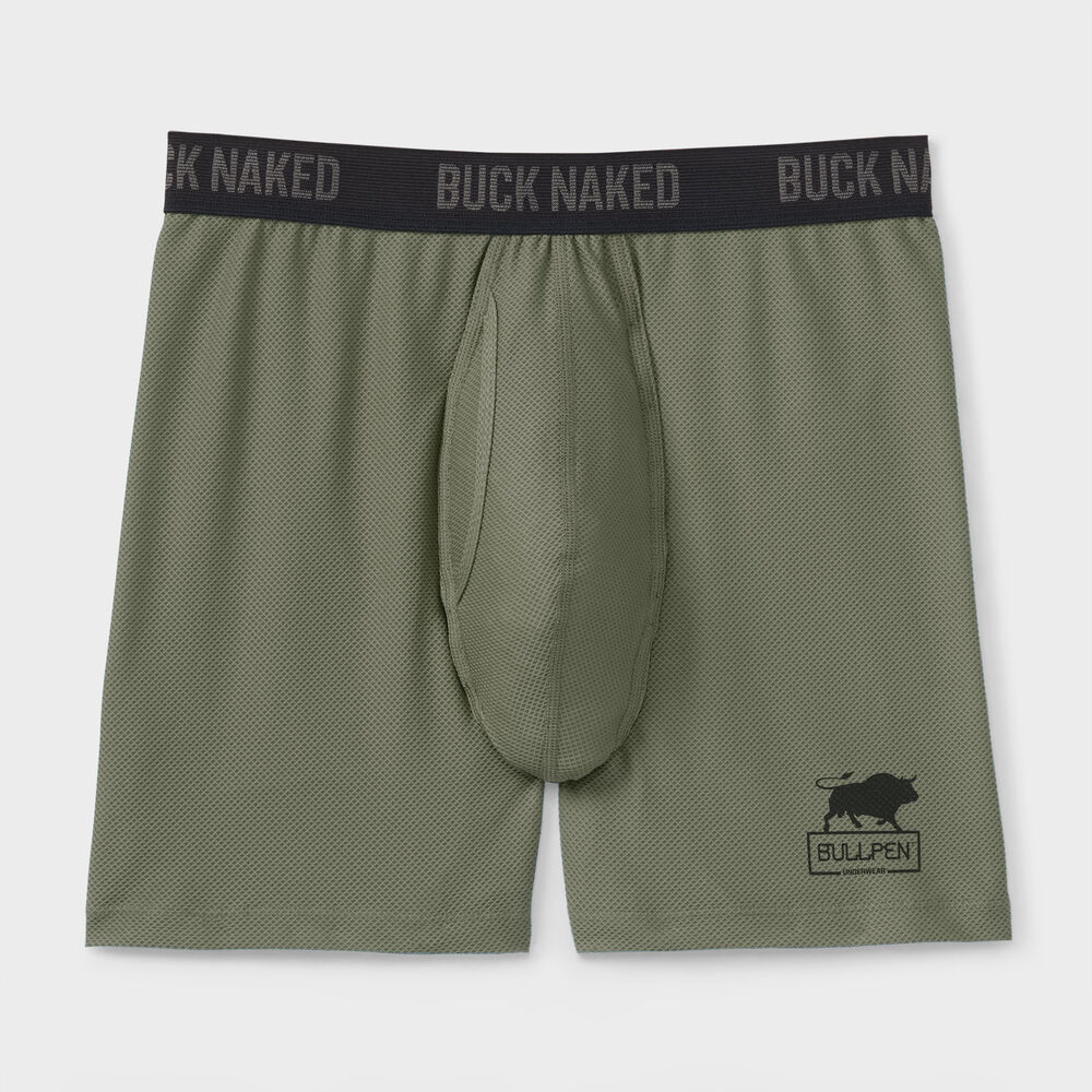 Men's Buck Naked Bullpen Boxer Briefs Main Image