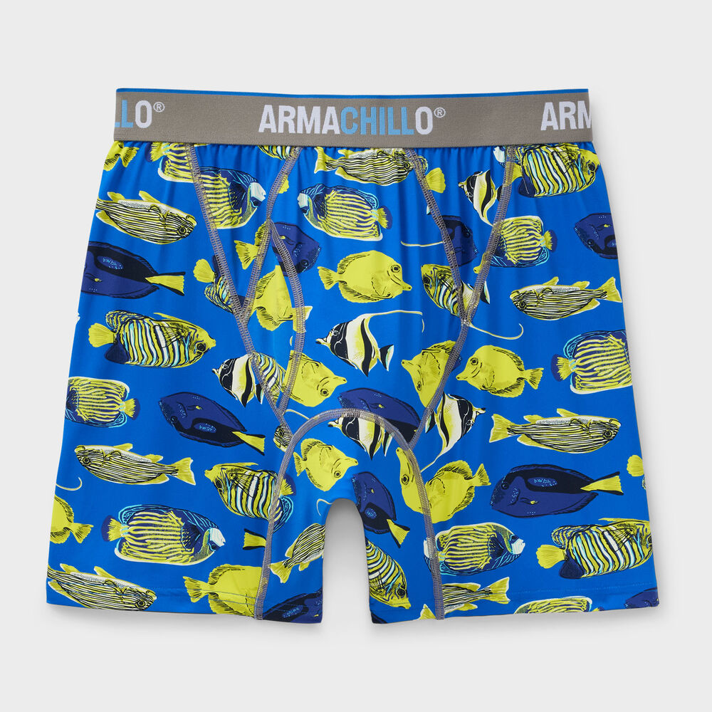 Men's Armachillo Cooling Pattern Boxer Briefs Main Image