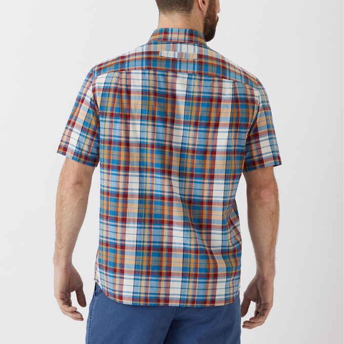 Men's Blue Ridge Relaxed Fit Madras Short Sleeve Shirt | Duluth Trading ...