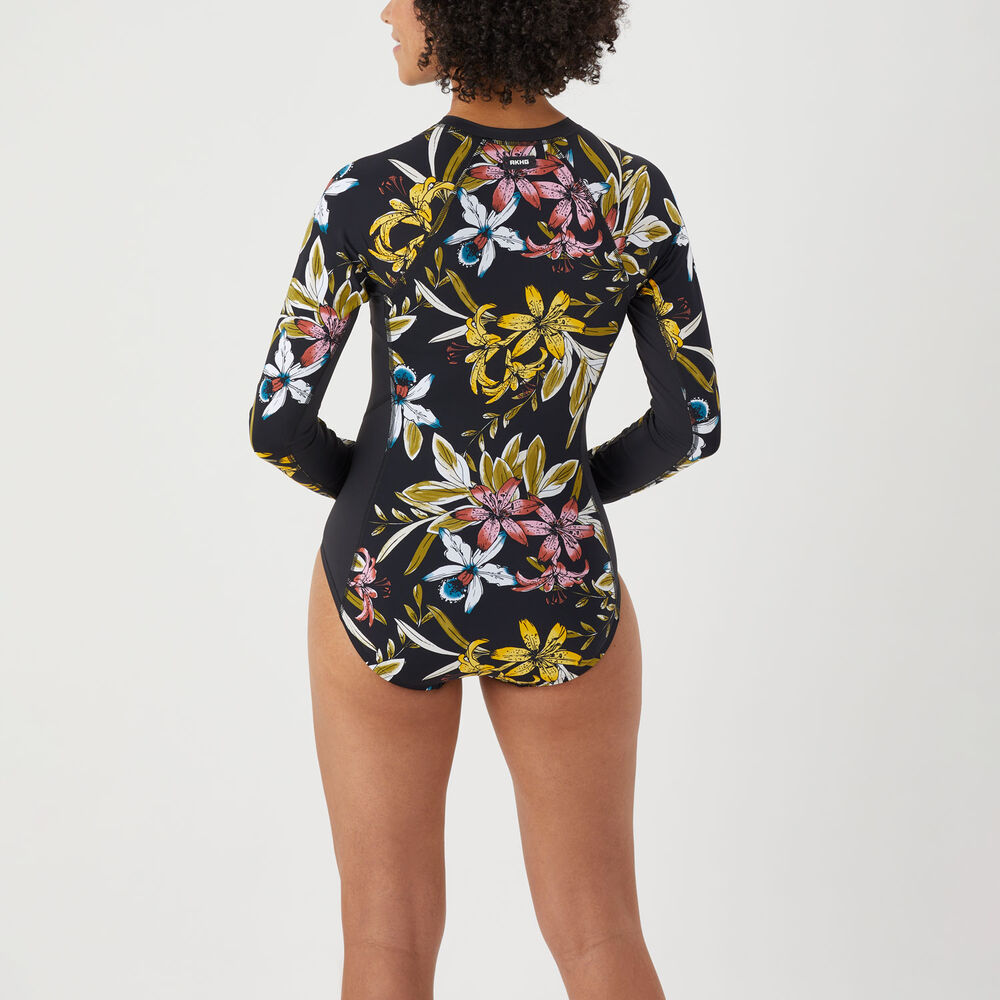 Women's AKHG Lost Lake Long Sleeve One-Piece Swimsuit Main Image