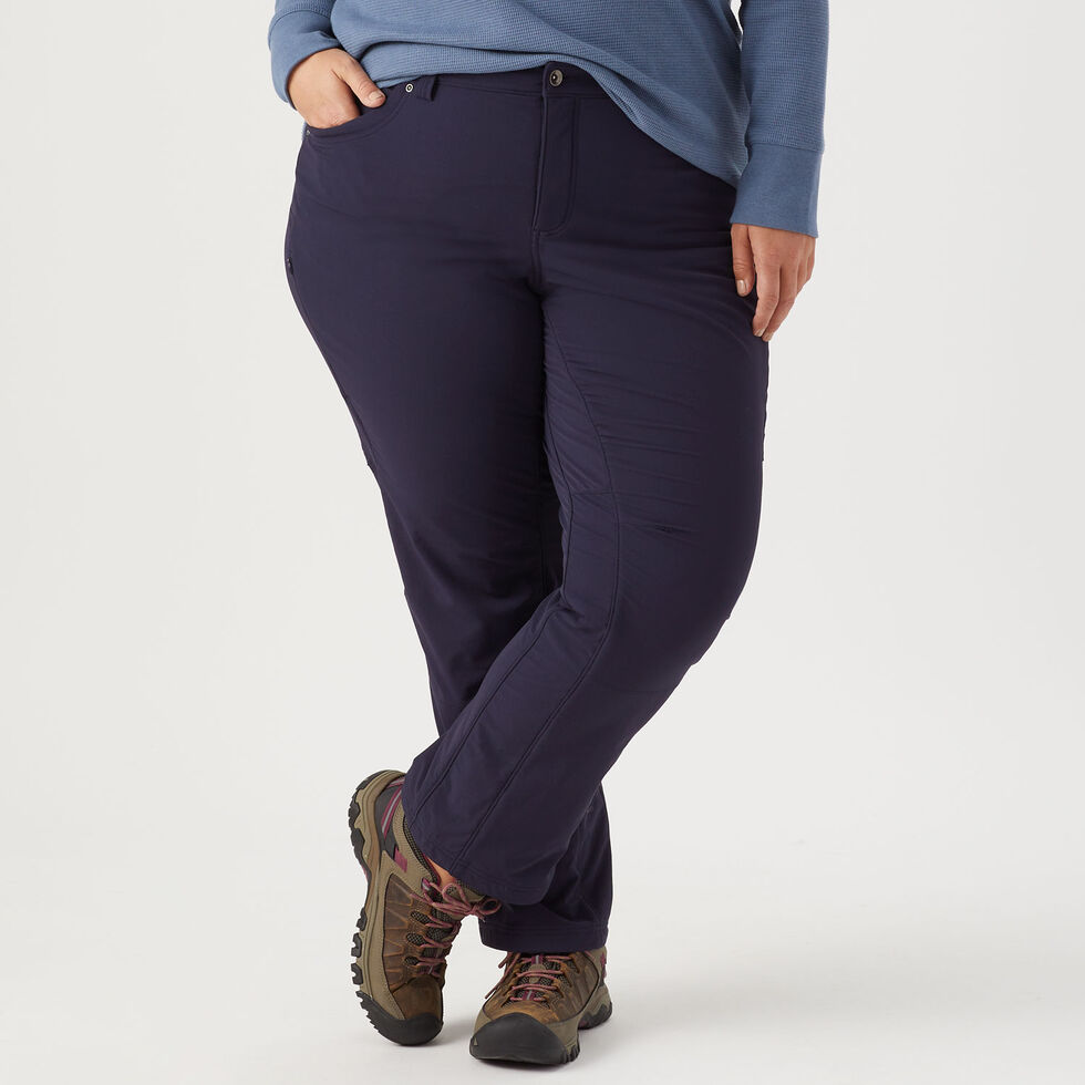 Women's Plus Flexpedition Lined Straight Leg Pants - Duluth Trading Company