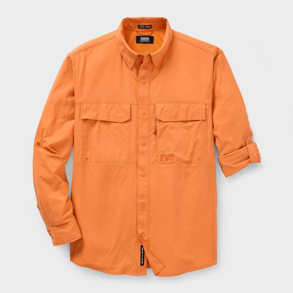 Men's AKHG Sol Survivor Snap-Front Long Sleeve Shirt Main Image