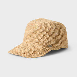 Packable Straw Cadet Cap