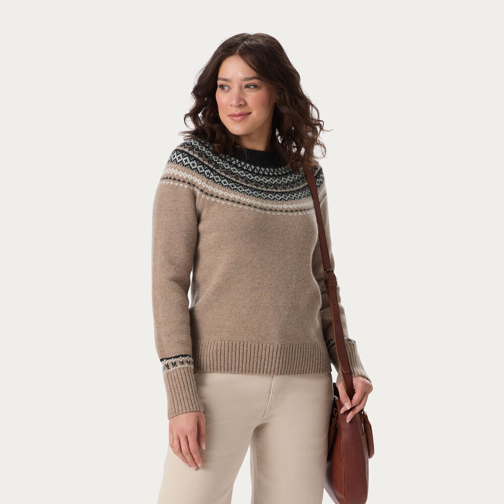 Women's Woolpaca Raglan Fair Isle Sweater Main Image