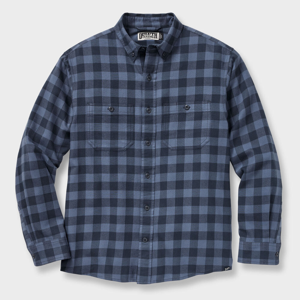Men's Seawool Lightweight Flannel Long Sleeve Shirt Main Image