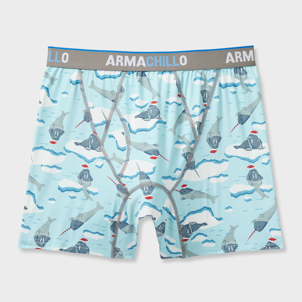 Men's Armachillo Cooling Pattern Boxer Briefs Main Image
