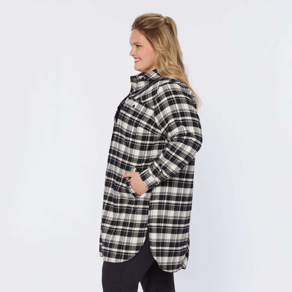 Women's Plus Folklore Flannel Duster Duluth Trading Company
