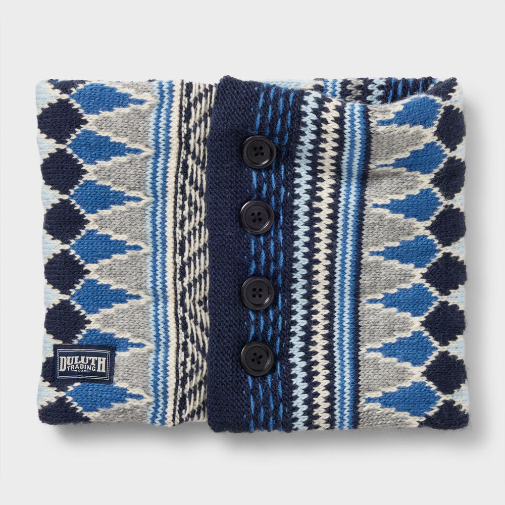 Women's Fair Isle Neck Warmer NFF ONESIZE Main Image