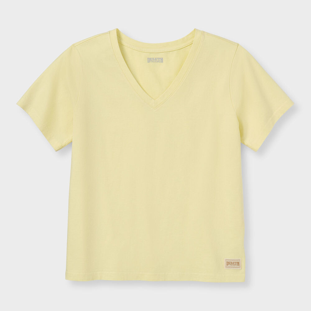 Women's Duluth Heritage Washed V-Neck Tee Main Image