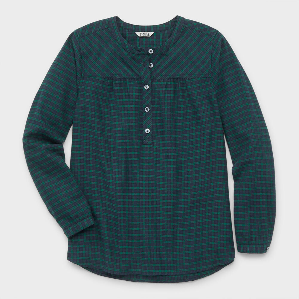 Women's Plus Seawool Lightweight Flannel Blouse Main Image