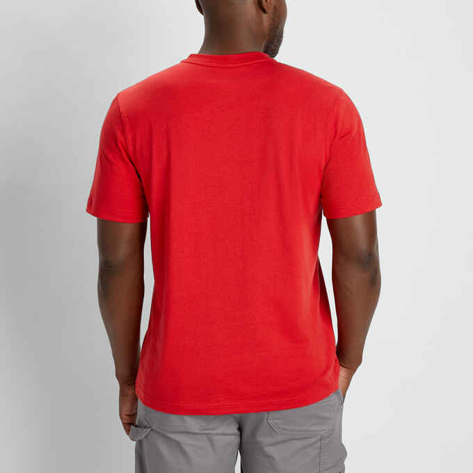 Men's 40 Grit Short Sleeve Henley T-Shirt