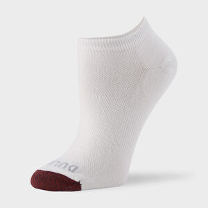 Women's Stay-Put Lightweight No-Show Socks WHITE M